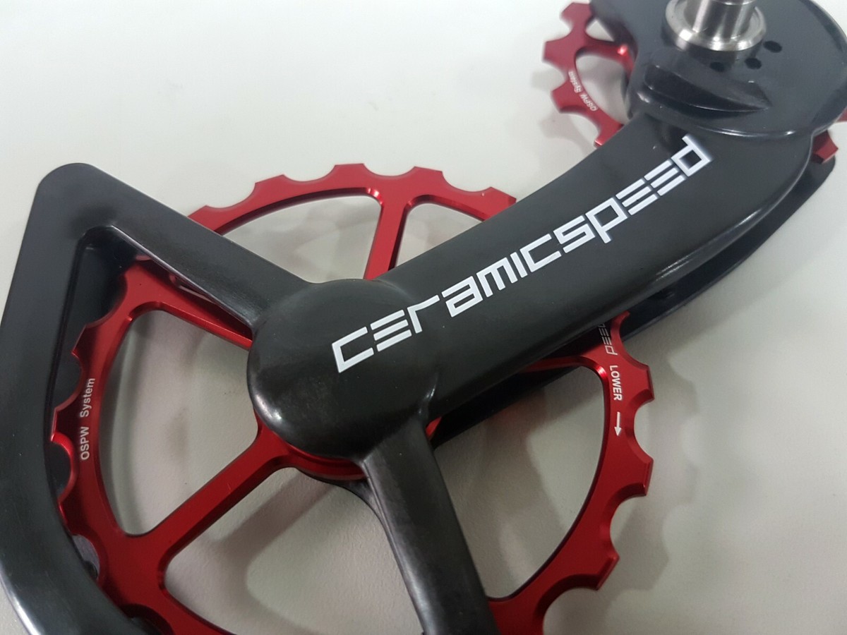 セラミックスピード OSPW R9100-R8000 Red Coated Ceramicspeed OSPW Shimano 9100/9150 and R8000, Coated, Red