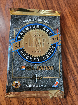 1993-94 Leaf Hockey Series 1 - 14 card pack - USA Edition