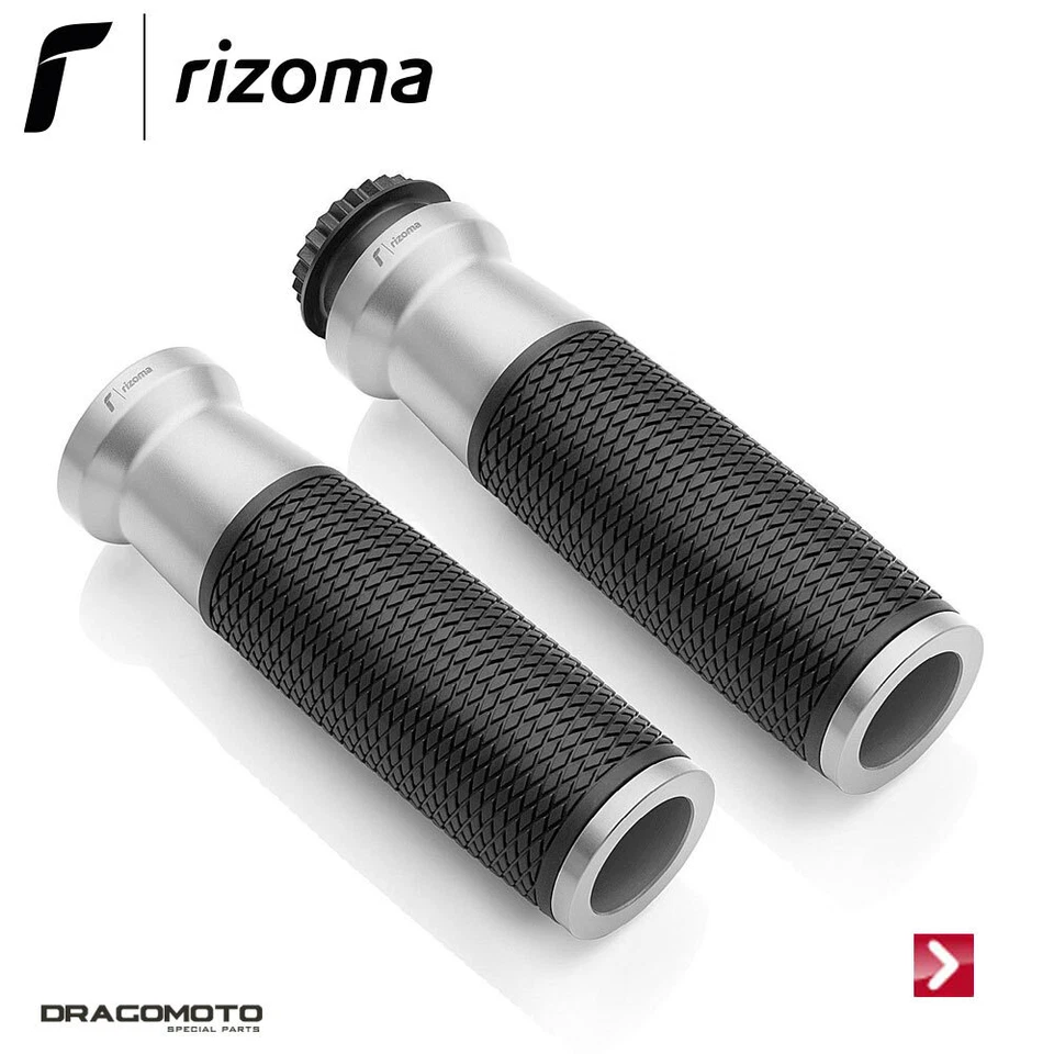 Yamaha YZF R6 2010-2016 Grips Urlo Rizoma GR222A Silver - Image 2 of 4