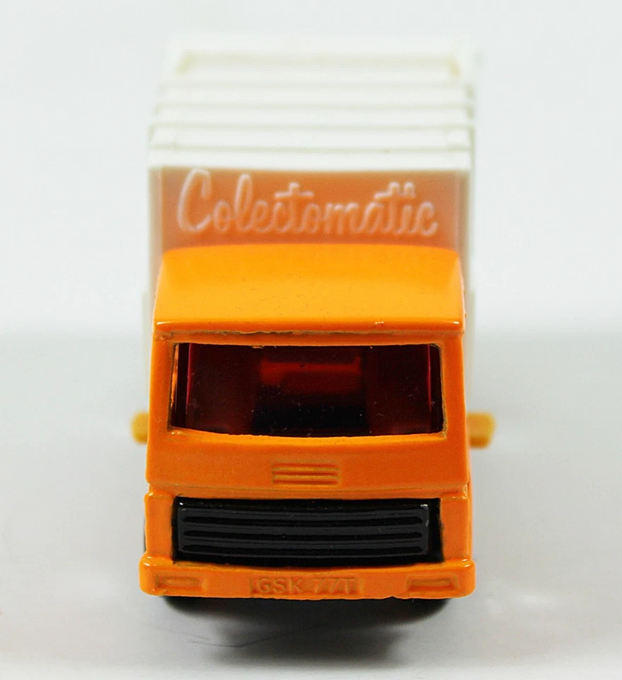 REFUSE TRUCK Matchbox 1979 SuperFast Disposal Unit Orange White - Image 3 of 4