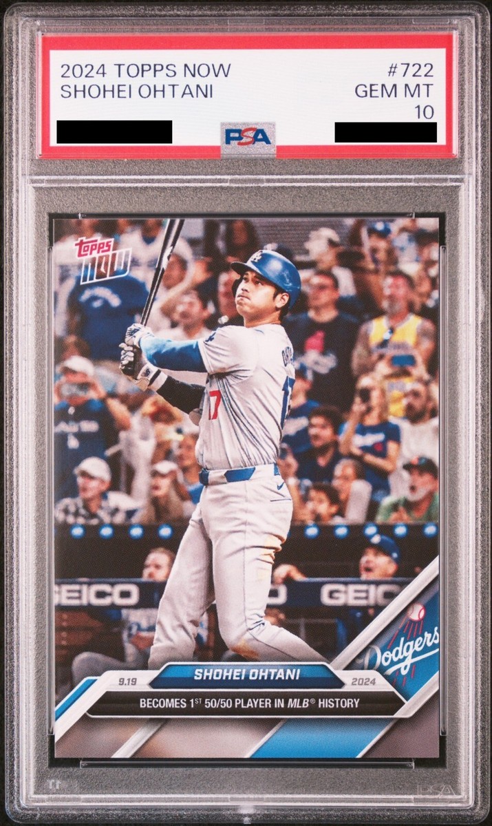 その他 MLB Shohei Ohtani Donruss PSA10 PSA10 Shohei Ohtani 2024 MLB Topps now #722 Become 1st 50/50