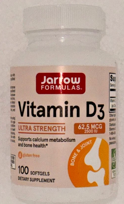 Jarrow FORMULAS Vitamin D3 2500 IU | Supports bone health | 100 SOFTGELS - Image 2 of 4