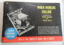 WHEN WORLDS COLLIDE EDWIN BALMER ARMED SERVICES EDITION PAPERBACK #801