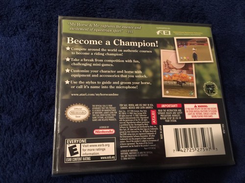 MY HORSE & ME - Nintendo DS **BRAND NEW - FACTORY SEALED**   - Picture 2 of 3