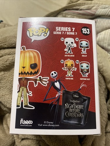 Pumpkin King - Glows In The Dark GITD Hot Topic Exclusive Funko Pop! Disney #153 - Picture 3 of 5