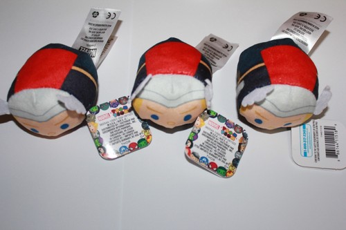 Disney Marvel Tsum Tsum Marvel's The Avengers Thor Lot Of 3 New - Photo 1/2