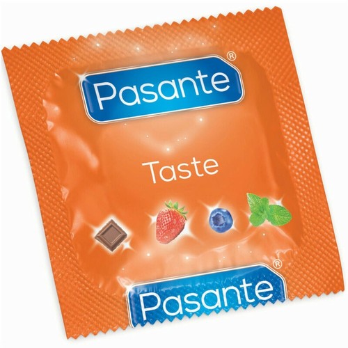 PASANTE - CONDOMS FLAVOR CHOCOLATE TEMPTATION BAG 144 UNITS - Picture 2 of 3