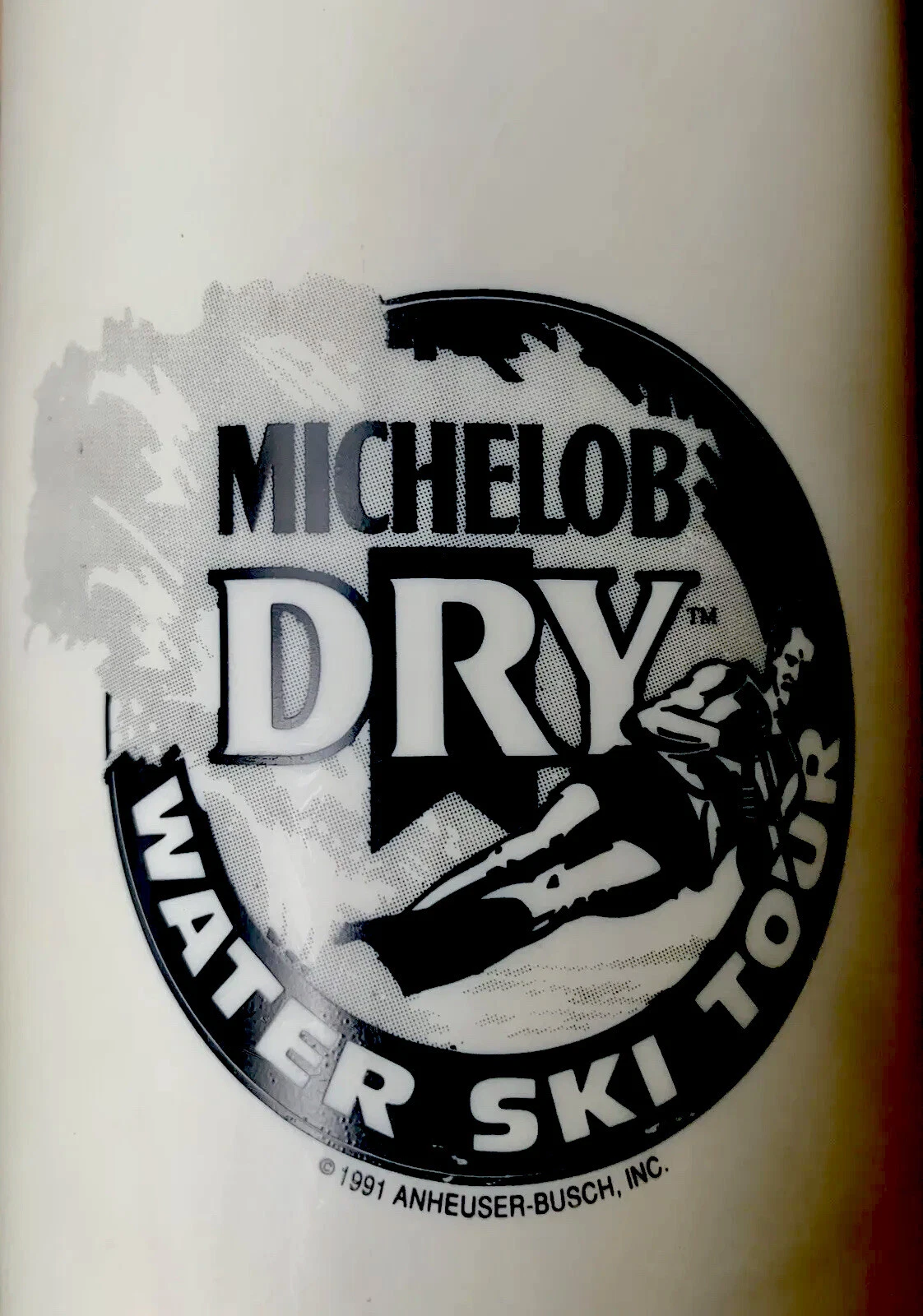 Michelob Dry Water Ski Tour 1991 Vintage Anheuser-Busch Floating 2 Can Cooler