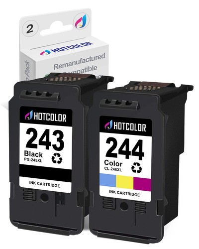 PG-243 CL-244 Replacement for Canon Ink cartridges 243 and 244 for canon 243 ... - 第 8/8 張圖片