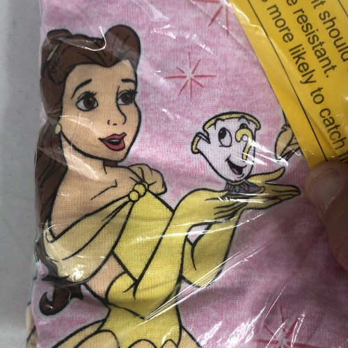 Disney Princess Pajamas Girls 8 Pack of 2 Cotton Knit Pink New In Bag - Picture 4 of 14