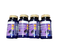 LOT OF 4-CVS Quick Dissolve Melatonin 5mg 240 Tablets, Black Cherry EXP:05/25