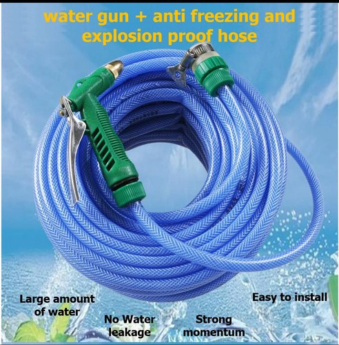 Manguera de piel de serpiente resistente manguera de lavado de autos para grifo jardinería manguera de agua suave - Imagen 13 de 14