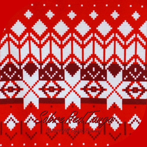 NWT HANNA ANDERSSON ORGANIC LONG JOHNS PAJAMAS RIBBON RED FAIRISLE 150 12 - Picture 3 of 4