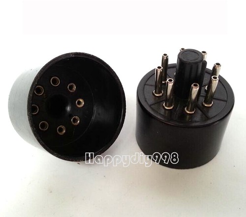 50pcs Tin plated 8Pin Vacuume tube bakelite socket base for KT88 EL34 6550 - Picture 3 of 3