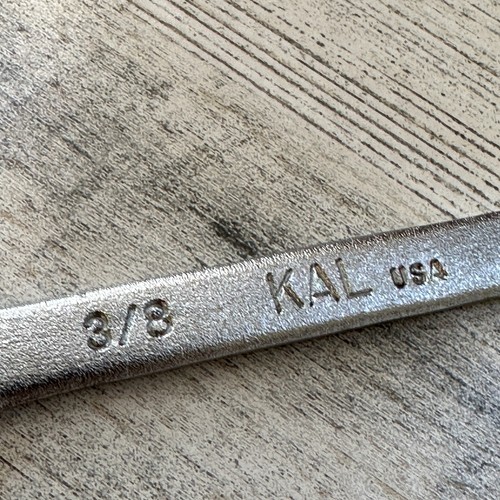 KAL 3/8" SAE Combination Wrench 12 Point Made in USA - Picture 6 of 6