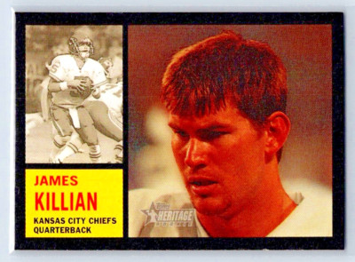 2005 Topps Heritage Football - James Killian - Kansas City Chiefs - RC - #256