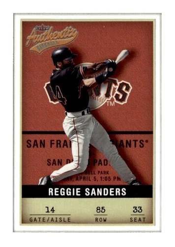 Reggie Sanders Baseball Cards