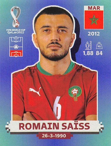COLECCIÓN DE PEGATINAS PANINI QATAR 2022 COPA MUNDIAL DE LA FIFA - GRUPO F GRUPO G GRUPO H - Imagen 50 de 241