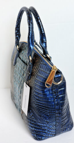 Set borsa a tracolla e portafoglio Ady Brahmin Duxbury Fortune Ombre Melbourne in pelle nuovo con etichette - Foto 3 di 12