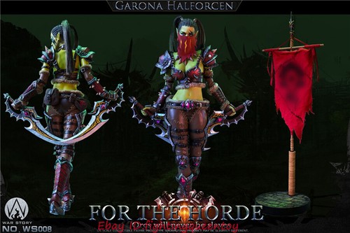 WAR STORY WS008 WOW Garona Orc Female Assassin 1/6 Figure In Stock - Picture 2 of 12
