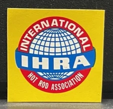 NHRA VRHTF IHRA NHRA DIE CUT STICKER EXCELLENT CONDITION 1 1/2" X 1 1/2"