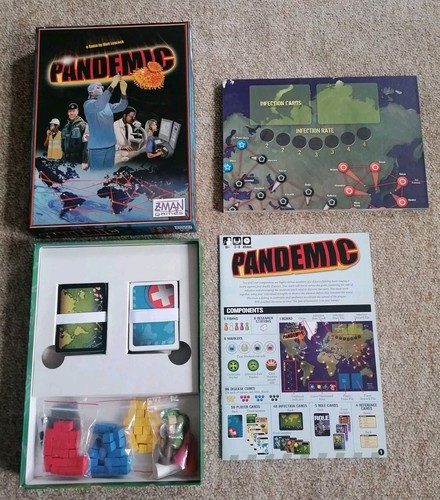 Pandemic First Edition 2007 Board Game by Z-Man Games / Complete - Picture 5 of 11