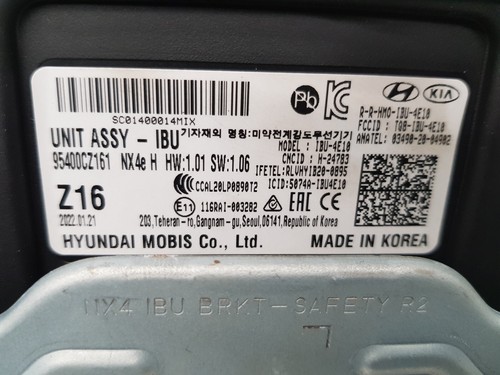 2022 HYUNDAI TUCSON MK4 1.6 TGDi HYBRID BODY CONTROL MODULE OEM 95400CZ161 - Picture 8 of 8