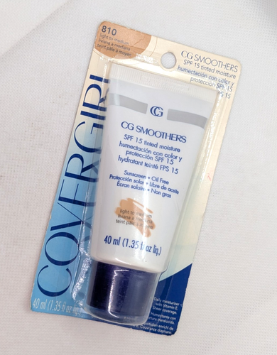 Covergirl CG Smoothers SPF 15 Tinted Moisture 810 Light-Medium 1.35 fl oz - Picture 8 of 10
