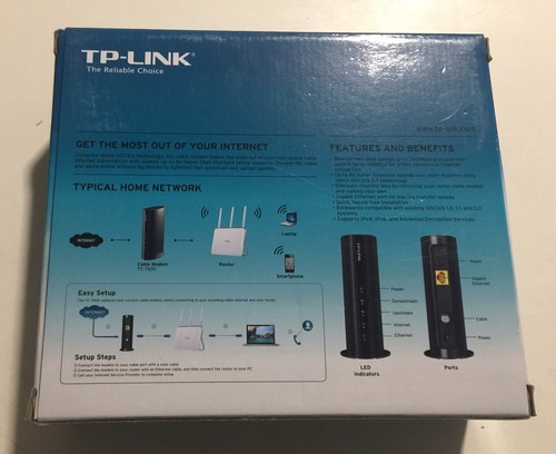 TP Link Cable Modem DOCSIS 3.0 - Picture 2 of 3