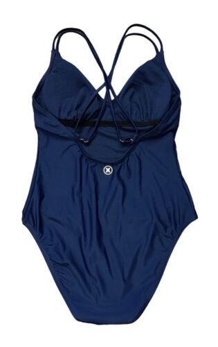 Hurley Women's One Piece Swimsuit UPF 50+ Stretch Fabric Removable Cups - Picture 25 of 26