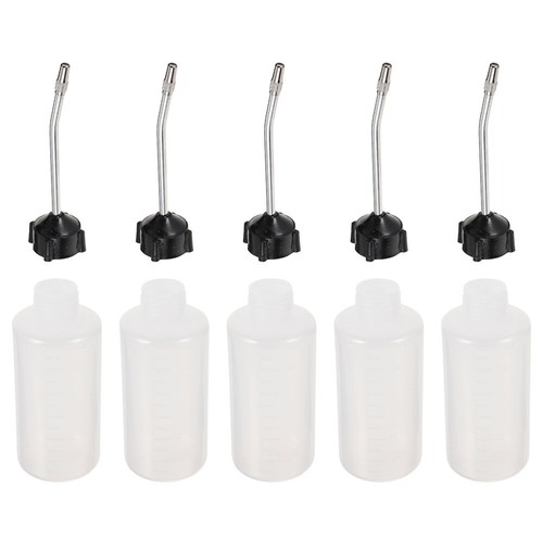  5 Pcs Oil Can Sewing Machine Applicator Bottles with Needle Spout - Picture 2 of 7