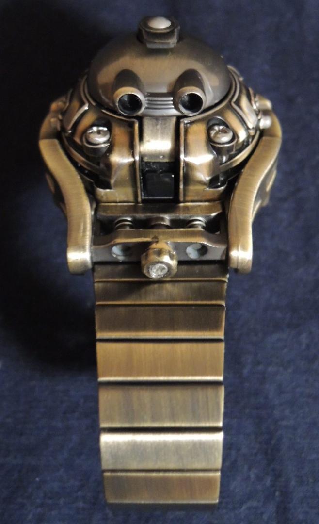 Bandai Tokima Steam Head watch wristwatch Silver Color Retro Bandai Tokima Steam Head watch wristwatch Silver Color Retro