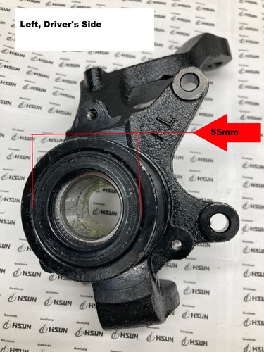 Steering Knuckle, Left Front Drivers Side, 14mm, UTV,400,500,700,800,HISUN - Foto 3 di 8