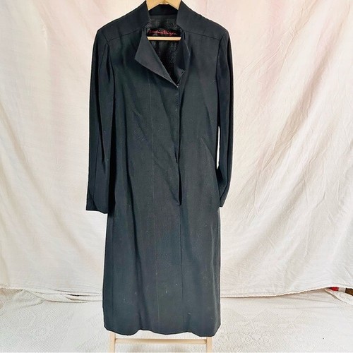 Vintage Pauline Trigere Black Dress Union Made in USA Fits Size 8/10 - Picture 12 of 15