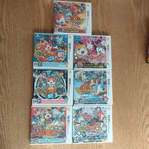 Nintendo 3DS Yokai Watch 7 Bundle From Japan - Picture 2 of 14