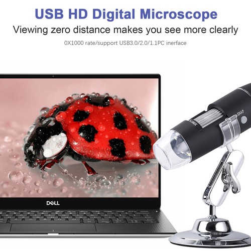 1000X/1600X 8LED 3in1 USB Zoom Digital Microscope Hand Held Biological Endoscope - Picture 18 of 32