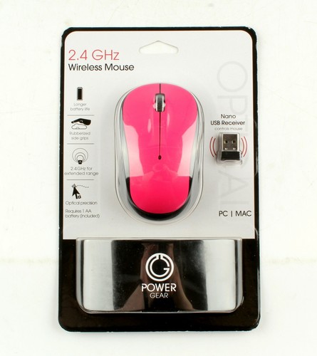 *Power Gear by Jasco 2.4 GHz Wireless Nano USB Receiver Mouse Multiple Colors - Picture 2 of 7
