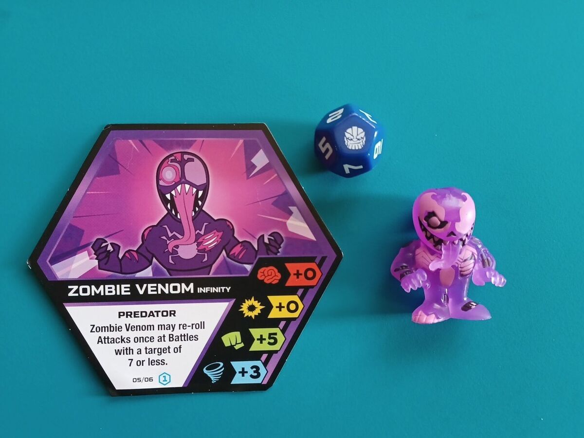 INFINITY ZOMBIE VENOM CHASE Marvel BattleWorld Discontinued INFINITY ZOMBIE VENOM CHASE Marvel BattleWorld Discontinued