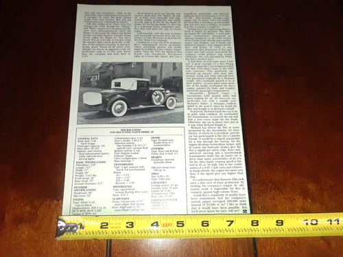 1930 REO MODELO 20 ARTÍCULO ORIGINAL 1995 - Imagen 3 de 3