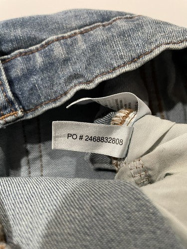 Wonder Nation Boys Husky Size 14 Distressed Stretch Blue Jean Shorts - Picture 7 of 11