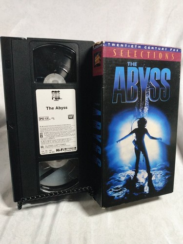 Vintage The Abyss (VHS, 1989) Ed Harris Michael Biehn Mary Elizabeth Mastrantono - 第 2/3 張圖片