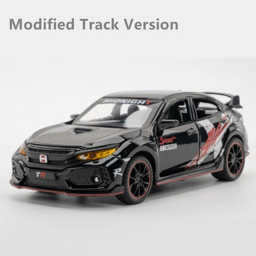 1:32 HONDA CIVIC TYPE R Alloy Sports Car Model Diecast Toy Vehicle Sound Light - Bild 22 von 23