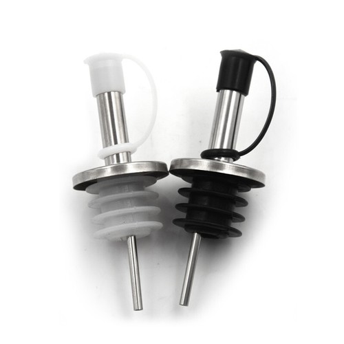 Stainless Steel Wine Olive Oil Liquor Free Flow Bottle Pourer Dispenser Spout JN - Imagen 4 de 11