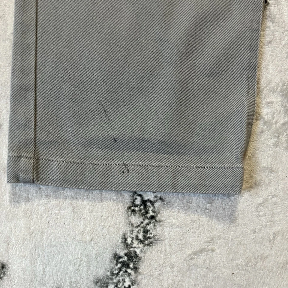 Calça jeans feminina Topshop tamanho 2 cinza plissada frente perna larga alta RIse - Imagem 3 de 4