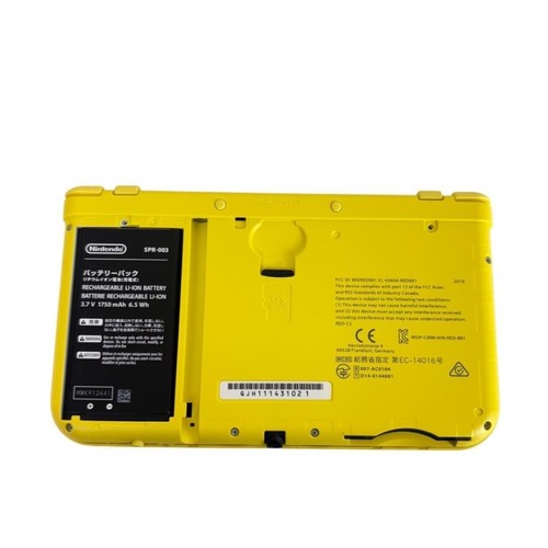 Consola Nintendo Nueva 3DS LL Pikachu Amarilla Edición Japón En Caja ROJA-S-YCAA Nueva - Imagen 5 de 11