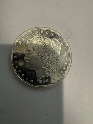 SMI Morgan Dollar Style Tribute Sunshine Mint 1oz .999 Fine Silver Bullion