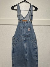 Levi's Jeans Mens Size S Workwear Red Tab Blue Denim Jeans Overalls Bib New