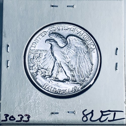1941 LIBERTY WALKING SILVER HALF DOLLAR HI GRADE U.S. MINT RARE COIN 3033 - Bild 2 von 3