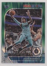 2019 Panini NBA Hoops Premium Stock Green Flash Prizm 60/99 Jalen McDaniels 0x1