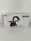 NEW Kohler Katun 4 in. Centerset 2-Handle Bathroom Faucet in Matte Black